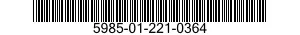 5985-01-221-0364 ANTENNA LOOP ARRAY 5985012210364 012210364