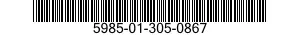 5985-01-305-0867 WAVEGUIDE ASSEMBLY 5985013050867 013050867