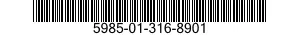 5985-01-316-8901 ANTENNA,BUNN 5985013168901 013168901
