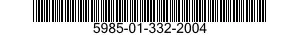 5985-01-332-2004 ANTENNA SUBASSEMBLY 5985013322004 013322004
