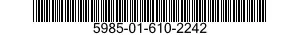 5985-01-610-2242 ANTENNA 5985016102242 016102242