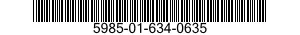 5985-01-634-0635 ANTENNA,MULTIBAND 5985016340635 016340635