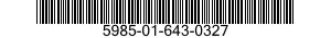 5985-01-643-0327 FLANGE,WAVEGUIDE 5985016430327 016430327