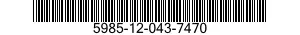 5985-12-043-7470  5985120437470 120437470