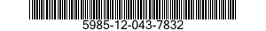 5985-12-043-7832  5985120437832 120437832