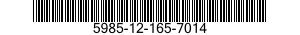 5985-12-165-7014 COUPLER,ROTARY,RADIO FREQUENCY 5985121657014 121657014