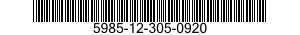 5985-12-305-0920 CIRCUIT CARD ASSEMBLY 5985123050920 123050920