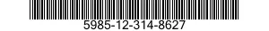 5985-12-314-8627  5985123148627 123148627