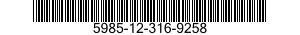 5985-12-316-9258 DUMMY LOAD,ELECTRICAL 5985123169258 123169258