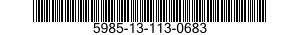 5985-13-113-0683 DISCONE,ANTENNA 5985131130683 131130683