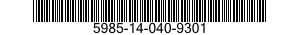 5985-14-040-9301 ANTENNA SUBASSEMBLY 5985140409301 140409301