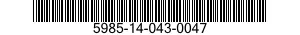 5985-14-043-0047  5985140430047 140430047