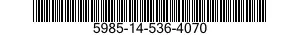 5985-14-536-4070  5985145364070 145364070