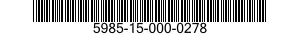 5985-15-000-0278 MAST 5985150000278 150000278