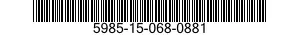 5985-15-068-0881 COUPLER,ROTARY,RADIO FREQUENCY 5985150680881 150680881