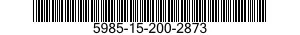 5985-15-200-2873 POLARIZZAZIONE RADO 5985152002873 152002873