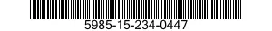 5985-15-234-0447 RADIALE 987MM FILET 5985152340447 152340447
