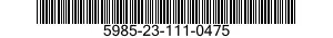 5985-23-111-0475 ADAPTER,WAVEGUIDE 5985231110475 231110475