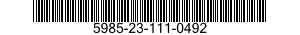 5985-23-111-0492 HORN,WAVEGUIDE 5985231110492 231110492