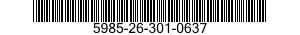 5985-26-301-0637 HOLDER,ANTENNA COUPLER 5985263010637 263010637