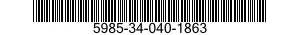 5985-34-040-1863 ANTENNA 5985340401863 340401863