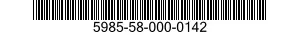 5985-58-000-0142 ADAPTER,ANTENNA TO ANTENNA BASE 5985580000142 580000142