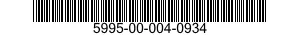 5995-00-004-0934 CABLE ASSEMBLY,SPECIAL PURPOSE,ELECTRICAL 5995000040934 000040934