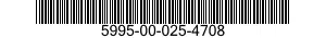 5995-00-025-4708 CABLE ASSEMBLY,SPECIAL PURPOSE,ELECTRICAL 5995000254708 000254708