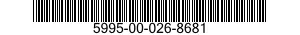 5995-00-026-8681  5995000268681 000268681