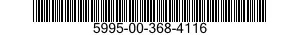 5995-00-368-4116  5995003684116 003684116