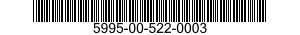 5995-00-522-0003  5995005220003 005220003