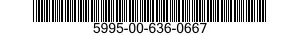 5995-00-636-0667  5995006360667 006360667