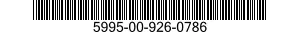 5995-00-926-0786 CABLE ASSEMBLY,TELEPHONE 5995009260786 009260786