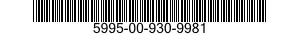 5995-00-930-9981 CORD ASSEMBLY,ELECTRICAL 5995009309981 009309981