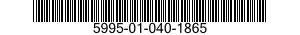 5995-01-040-1865 CABLE ASSEMBLY,CONTROL 5995010401865 010401865