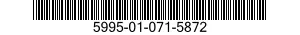 5995-01-071-5872 CABLE ASSEMBLY,RADIO FREQUENCY 5995010715872 010715872