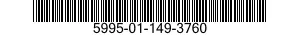 5995-01-149-3760 CABLE ASSEMBLY 5995011493760 011493760