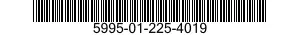 5995-01-225-4019 CABLE ASSEMBLY,RADIO FREQUENCY 5995012254019 012254019