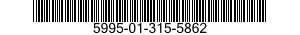 5995-01-315-5862 CABLE ASSEMBLY,RADIO FREQUENCY 5995013155862 013155862