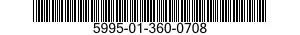 5995-01-360-0708 LEAD ASSEMBLY,ELECTRICAL 5995013600708 013600708