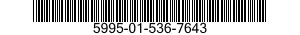 5995-01-536-7643 CABLE ASSEMBLY,SPECIAL PURPOSE,ELECTRICAL 5995015367643 015367643