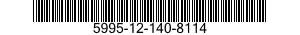 5995-12-140-8114 CABLE ASSEMBLY,SPECIAL PURPOSE,ELECTRICAL 5995121408114 121408114