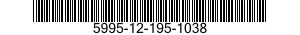 5995-12-195-1038 CABLE ASSEMBLY,SPECIAL PURPOSE,ELECTRICAL 5995121951038 121951038