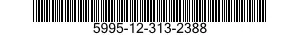 5995-12-313-2388 CABLE ASSEMBLY SET,RADIO FREQUENCY 5995123132388 123132388