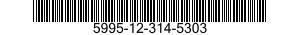 5995-12-314-5303 CABLE ASSEMBLY,RADIO FREQUENCY 5995123145303 123145303
