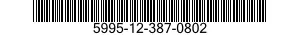 5995-12-387-0802 CABLE ASSEMBLY,RADIO FREQUENCY 5995123870802 123870802