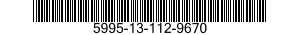 5995-13-112-9670 LEAD,ELECTRICAL: 5995131129670 131129670