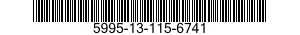 5995-13-115-6741 LEAD,ELECTRICAL: 5995131156741 131156741
