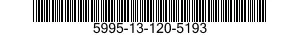 5995-13-120-5193 CABLE ASSEMBLY,SPECIAL PURPOSE,ELECTRICAL 5995131205193 131205193