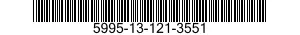 5995-13-121-3551 CABLE ASSEMBLY,RADIO FREQUENCY 5995131213551 131213551